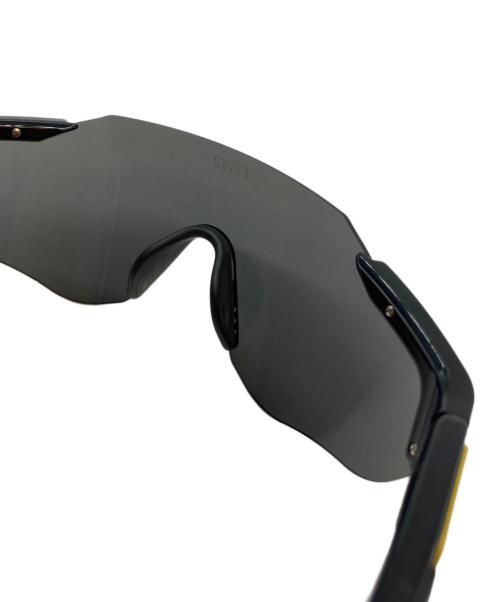 FENDI（フェンディ）FENDI (フェンディ) 24ss Ff-logo Rimless Shield Sunglasses ブラックの古着・服飾アイテム