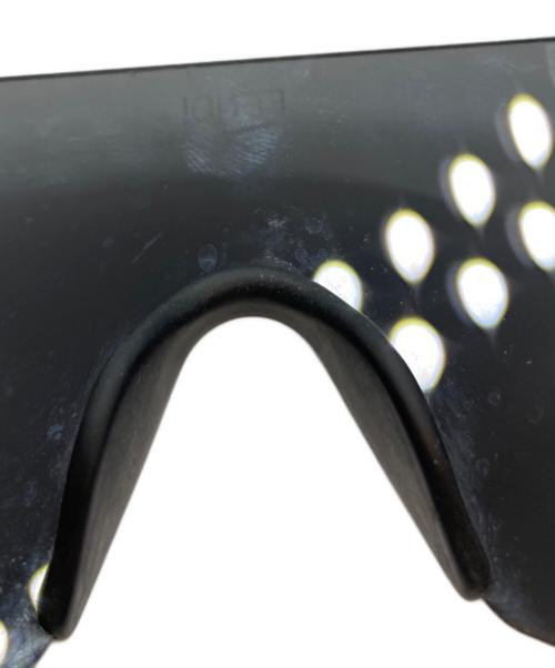 FENDI（フェンディ）FENDI (フェンディ) 24ss Ff-logo Rimless Shield Sunglasses ブラックの古着・服飾アイテム