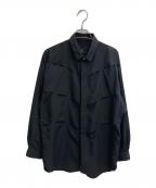 atoアトウ）の古着「デザインシャツ」｜ブラック