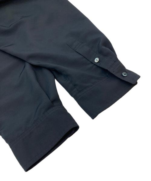 ato（アトウ）ato (アトウ) デザインシャツ ブラック サイズ:44の古着・服飾アイテム