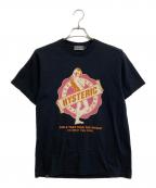 Hysteric Glamourヒステリックグラマー）の古着「プリントTシャツ」｜ブラック
