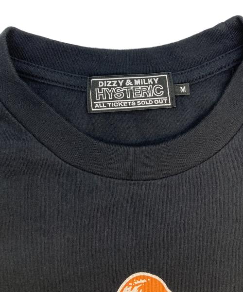 Hysteric Glamour（ヒステリックグラマー）Hysteric Glamour (ヒステリックグラマー) プリントTシャツ ブラック サイズ:SIZE Mの古着・服飾アイテム
