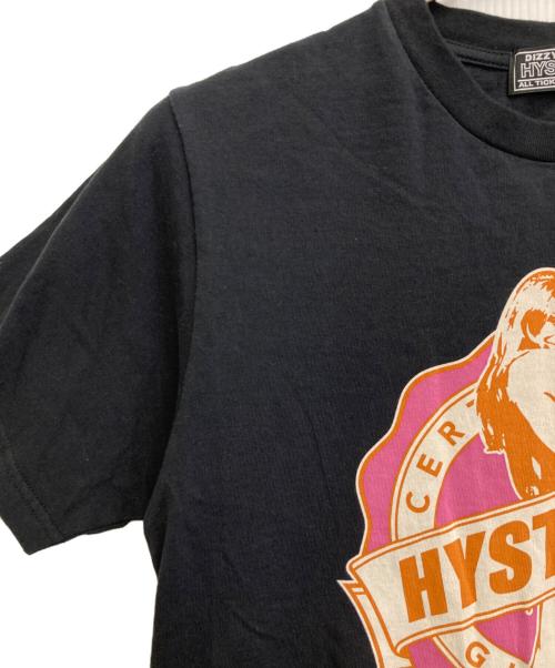 Hysteric Glamour（ヒステリックグラマー）Hysteric Glamour (ヒステリックグラマー) プリントTシャツ ブラック サイズ:SIZE Mの古着・服飾アイテム