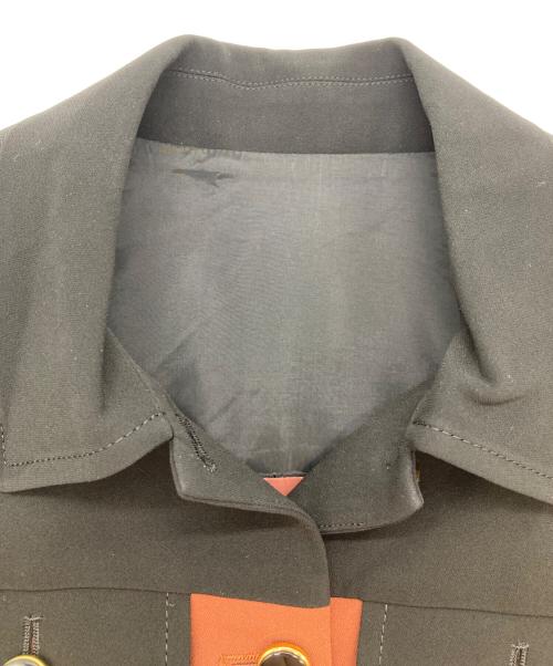 GRACE CLASS（グレースクラス）GRACE CLASS (グレースクラス) バイカラージャケットドレス ブラウン サイズ:SIZE S (36)の古着・服飾アイテム