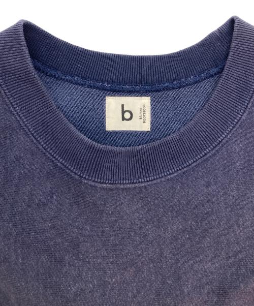 blurhms ROOTSTOCK（ブラームスルーツストック）blurhms ROOTSTOCK (ブラームスルーツストック) Soft&Hard Sweat Crew-neck PRINT Big ネイビー サイズ:SIZE 2の古着・服飾アイテム