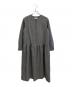 atelier naruse（アトリエナルセ）の古着「kurumi button formal one-piece」｜グレー