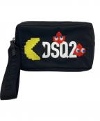 DSQUARED2×PAC-MANディースクエアード×パックマン）の古着「Pac-Man Pouch」｜ブラック