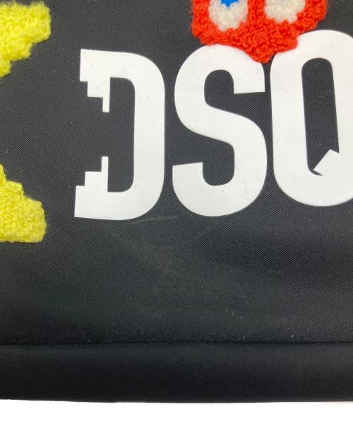 DSQUARED2（ディースクエアード）DSQUARED2 (ディースクエアード) PAC-MAN (パックマン) Pac-Man Pouch ブラックの古着・服飾アイテム