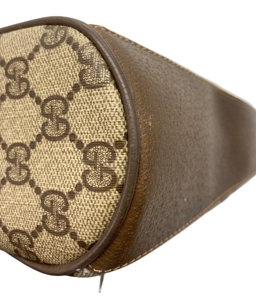 GUCCI（グッチ）GUCCI (グッチ) OLD GGキャンバス ショルダーバッグ ブラウンの古着・服飾アイテム