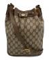 GUCCI（グッチ）の古着「OLD GGキャンバス ショルダーバッグ」｜ブラウン