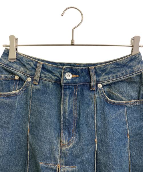 MAISON SPECIAL（メゾンスペシャル）MAISON SPECIAL (メゾンスペシャル) Pleated Denim Skirt インディゴ サイズ:38の古着・服飾アイテム