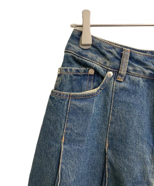 MAISON SPECIAL（メゾンスペシャル）MAISON SPECIAL (メゾンスペシャル) Pleated Denim Skirt インディゴ サイズ:38の古着・服飾アイテム