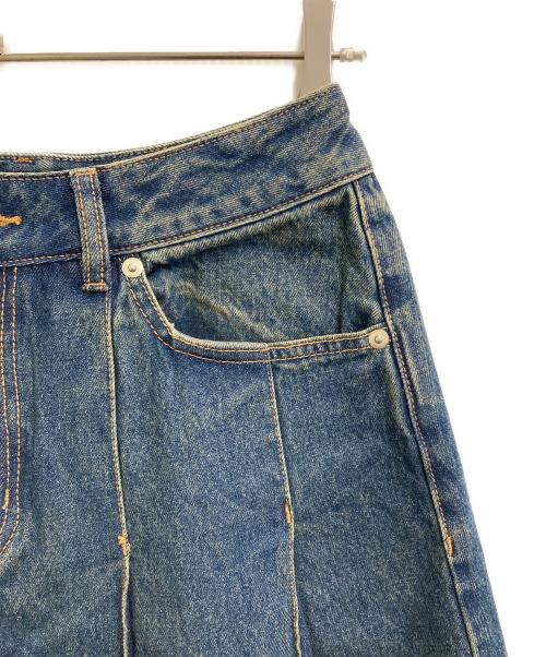 MAISON SPECIAL（メゾンスペシャル）MAISON SPECIAL (メゾンスペシャル) Pleated Denim Skirt インディゴ サイズ:38の古着・服飾アイテム