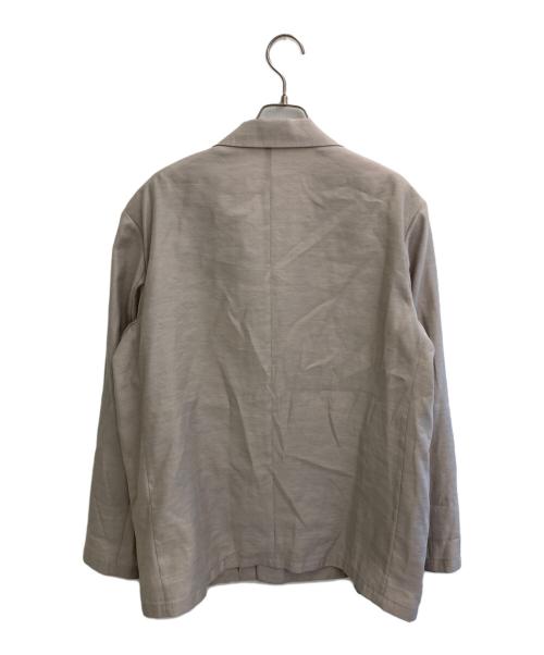 EDIFICE（エディフィス）EDIFICE (エディフィス) 24年モデル メランジ シアークロス Wジャケット ベージュ サイズ:Ｍの古着・服飾アイテム