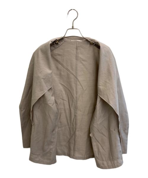 EDIFICE（エディフィス）EDIFICE (エディフィス) 24年モデル メランジ シアークロス Wジャケット ベージュ サイズ:Ｍの古着・服飾アイテム