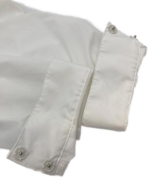 Adonisis（アドニシス）Adonisis (アドニシス) ドレープシャツワンピース ホワイト サイズ:ＦＲＥＥ 未使用品の古着・服飾アイテム