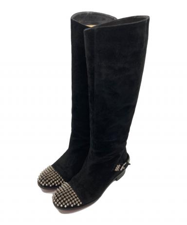 m*n様 Christian Louboutin ロングブーツ スタッズ jue 中古・古着通販】Christian Louboutin (クリスチャン・ルブタン