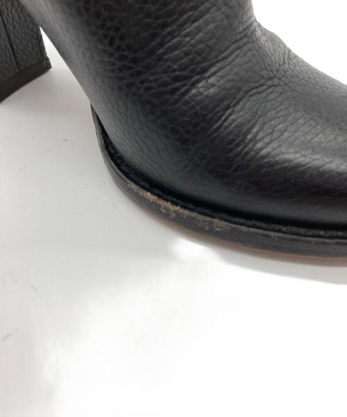 VALENTINO（ヴァレンティノ）VALENTINO (ヴァレンティノ) ロックスタッズショートブーツ ブラック サイズ:37の古着・服飾アイテム