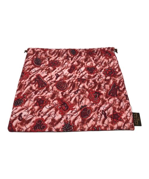 LOEWE（ロエベ）LOEWE (ロエベ) ペイズリー巾着 ネイビー×レッドの古着・服飾アイテム