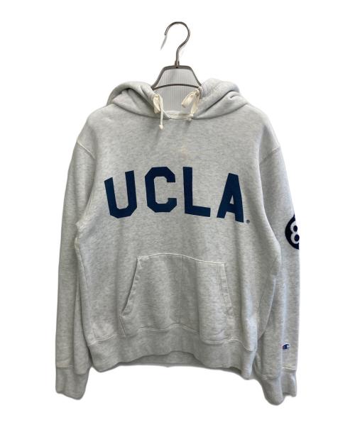 Champion（チャンピオン）Champion (チャンピオン) UCLA (ユーシーエルエー) プルオーバーパーカー ライトグレー サイズ:FREEの古着・服飾アイテム