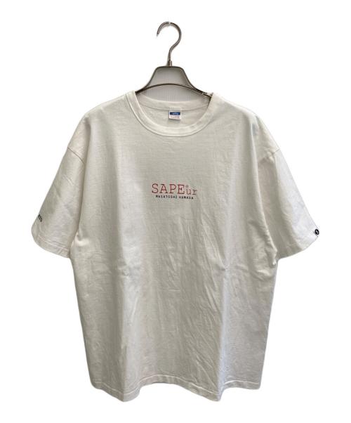 SAPEur（サプール）SAPEur (サプール) LEGEND SMILE HEAD TEE ホワイト サイズ:XLの古着・服飾アイテム
