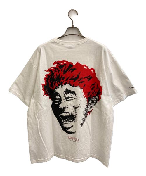 SAPEur（サプール）SAPEur (サプール) LEGEND SMILE HEAD TEE ホワイト サイズ:XLの古着・服飾アイテム