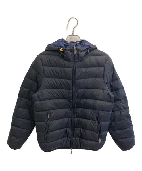 EMPORIO ARMANI（エンポリオアルマーニ）EMPORIO ARMANI (エンポリオアルマーニ) リバーシブルダウンジャケット ブラック サイズ:46の古着・服飾アイテム