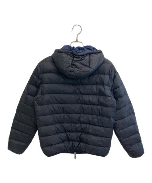 EMPORIO ARMANI（エンポリオアルマーニ）EMPORIO ARMANI (エンポリオアルマーニ) リバーシブルダウンジャケット ブラック サイズ:46の古着・服飾アイテム