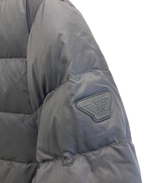 EMPORIO ARMANI（エンポリオアルマーニ）EMPORIO ARMANI (エンポリオアルマーニ) リバーシブルダウンジャケット ブラック サイズ:46の古着・服飾アイテム