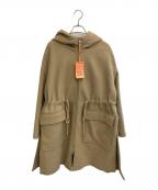 MAX&Co.マックスアンドコー）の古着「フーデッドウールコート」｜ブラウン