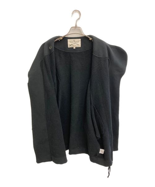 Vivienne Westwood ANGLOMANIA（ヴィヴィアンウエストウッドアングロマニア）Vivienne Westwood ANGLOMANIA (ヴィヴィアンウエストウッドアングロマニア) スウェットジップジャケット ブラック サイズ:38の古着・服飾アイテム