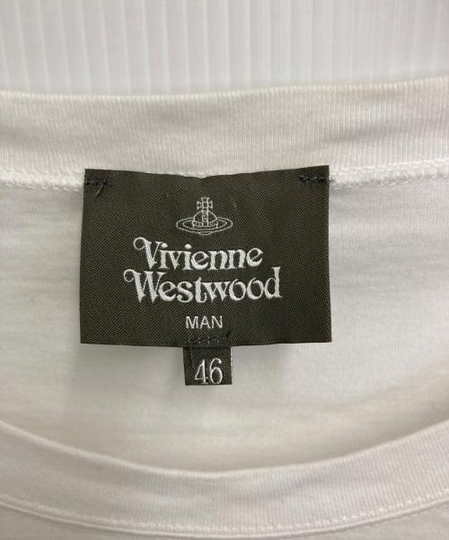 Vivienne Westwood man（ヴィヴィアン ウェストウッド マン）Vivienne Westwood man (ヴィヴィアン ウェストウッド マン) ロングスリーブカットソー ホワイト サイズ:46の古着・服飾アイテム