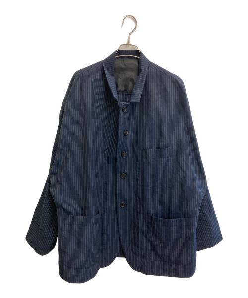 s'yte（サイト）s'yte (サイト) STRIPED ETHNIC WRAP SHIRT ネイビー サイズ:3の古着・服飾アイテム