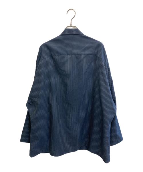 s'yte（サイト）s'yte (サイト) STRIPED ETHNIC WRAP SHIRT ネイビー サイズ:3の古着・服飾アイテム