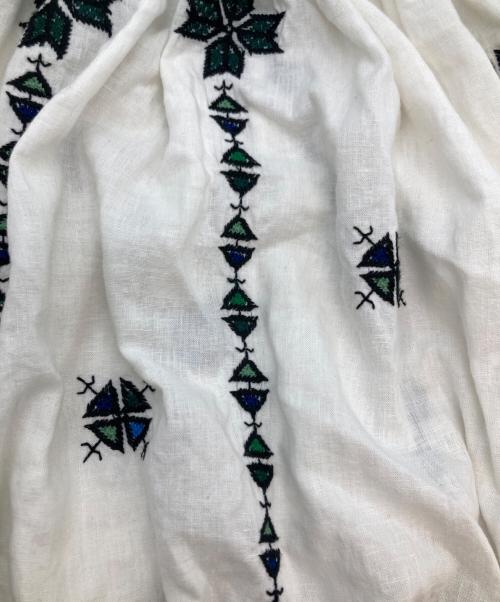 dahIia（ダリア）dahIia (ダリア) 6(ROKU) BEAUTY&YOUTH (ロク ビューティーアンドユース) gather blouse ホワイト サイズ:freeの古着・服飾アイテム