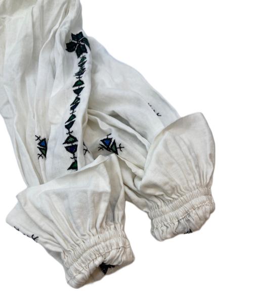 dahIia（ダリア）dahIia (ダリア) 6(ROKU) BEAUTY&YOUTH (ロク ビューティーアンドユース) gather blouse ホワイト サイズ:freeの古着・服飾アイテム