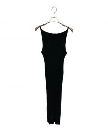 THE SHISHIKUI（シシクイ）の古着「リブニットキャミソールワンピース」｜ブラック