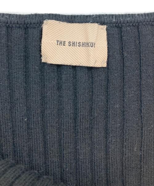 THE SHISHIKUI（シシクイ）THE SHISHIKUI (シシクイ) リブニットキャミソールワンピース ブラック サイズ:freeの古着・服飾アイテム