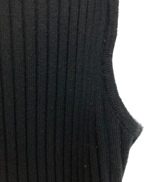 THE SHISHIKUI（シシクイ）THE SHISHIKUI (シシクイ) リブニットキャミソールワンピース ブラック サイズ:freeの古着・服飾アイテム