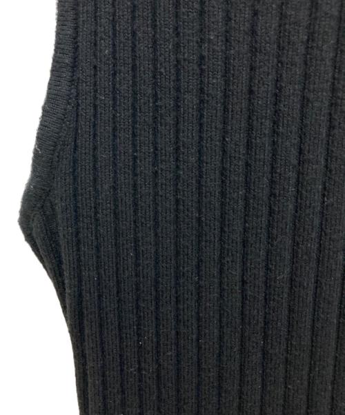 THE SHISHIKUI（シシクイ）THE SHISHIKUI (シシクイ) リブニットキャミソールワンピース ブラック サイズ:freeの古着・服飾アイテム