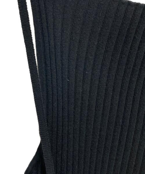 THE SHISHIKUI（シシクイ）THE SHISHIKUI (シシクイ) リブニットキャミソールワンピース ブラック サイズ:freeの古着・服飾アイテム