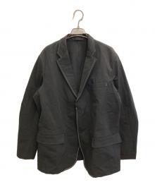 and wander（アンドワンダー）の古着「plain tailored stretch jacket」｜ブラック
