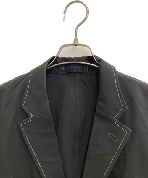 and wander（アンドワンダー）and wander (アンドワンダー) plain tailored stretch jacket ブラック サイズ:XXLの古着・服飾アイテム