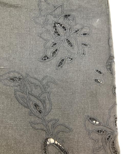 IENA（イエナ）IENA (イエナ) コットンリネン カットワークレースパンツ ネイビー サイズ:38の古着・服飾アイテム