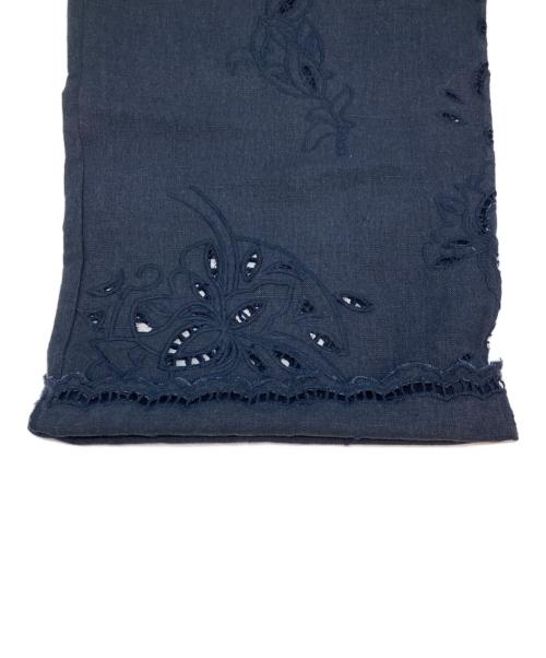 IENA（イエナ）IENA (イエナ) コットンリネン カットワークレースパンツ ネイビー サイズ:38の古着・服飾アイテム