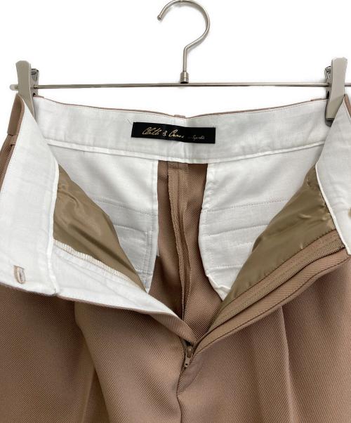 CLOTH&CROSS（クロスアンドクロス）CLOTH&CROSS (クロスアンドクロス) スラックス ブラウン サイズ:2の古着・服飾アイテム