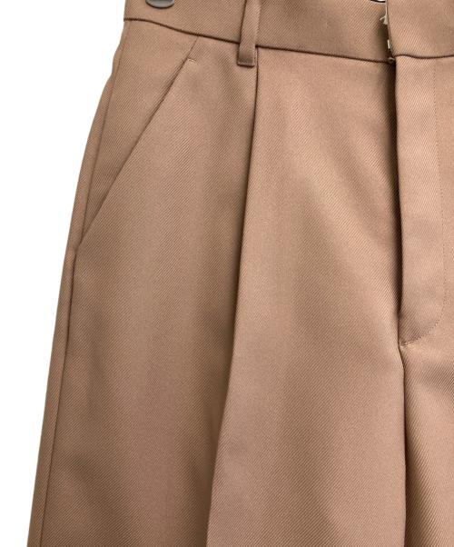 CLOTH&CROSS（クロスアンドクロス）CLOTH&CROSS (クロスアンドクロス) スラックス ブラウン サイズ:2の古着・服飾アイテム