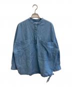 FRAMeWORKフレームワーク）の古着「ダンガリードロストシャツ」｜スカイブルー