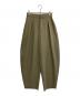 forme（フォルメ）の古着「Curved Pants」｜オリーブ