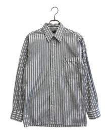 Christian Dior MONSIEUR（クリスチャンディオールムッシュ）の古着「ストライプシャツ」｜ホワイト×ブルー